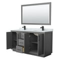 thumbnail image 6 of Wyndham Collection WCF111166DBNCMUNSM58 Icon 66" Free Standing Double Basin Vanity Set -, 6 of 7