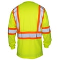 thumbnail image 2 of SAS Safety SAS-690-1611 High Viz Class 2 Long Sleeve T - Shirt, 2XL - Yellow, 2 of 2