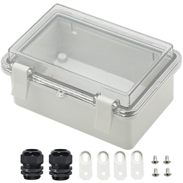 Caja de Empalmes Zulkit IP65 Impermeable ABS 15x10x7 cm