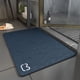 thumbnail image 3 of Alfombra de baño Naiovety de tierra de diatomeas rectangular súper absorbente azul oscuro, 3 of 6