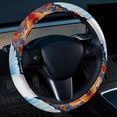 thumbnail image 2 of Peace Dove 14.5 Inch Printing PVC Leather Car Wheel Cover Steering Wheel Cover Auto Accessories, 2 of 6