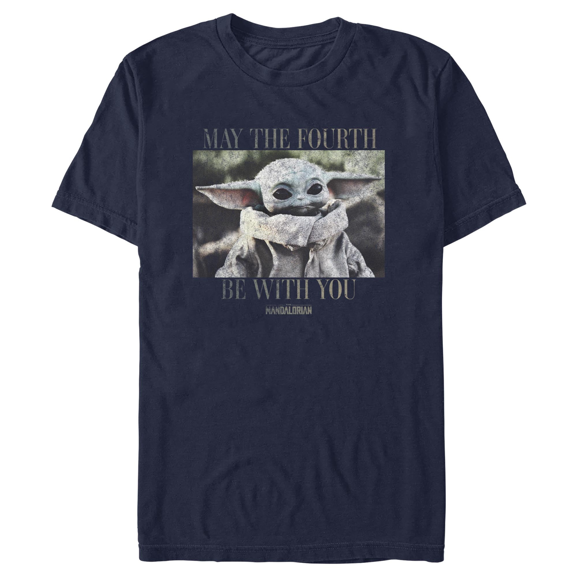 Ropa Oficial Disney Camiseta Star Wars The Mandalorian Con Grogu - Diseño Trio De Poses Animadas - Algodón Oficial Camiseta Mandalorian Grogu