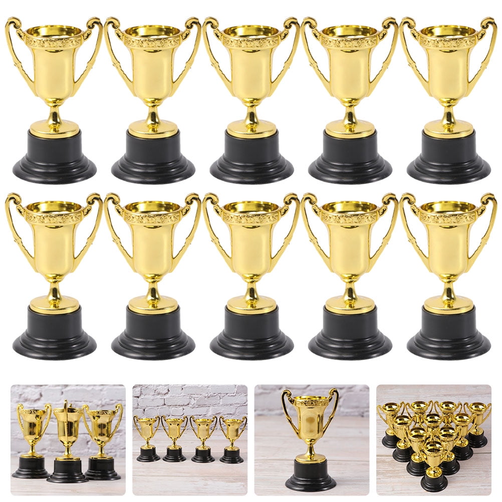 bevolking Koe accessoires 10pcs Plastic Reward Trophies Gold Award Trophy Cups School Rewarding  Supplies - Walmart.com