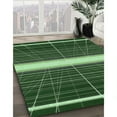thumbnail image 3 of Ahgly Company Machine Washable Indoor Rectangle Transitional Dark Forest Green Area Rugs, 3' x 5', 3 of 7