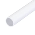 thumbnail image 1 of Uxcell Rigid Round Pipes High Impact for Water Pipe Crafts Cable Sleeve White 12mm x 14mm, 1 of 6
