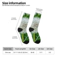 thumbnail image 2 of Pofeuu Dandelion Flower In The Meadow Print Crew Socks, Adult Running Hiking Socks for Youth and Adult, 2 of 6