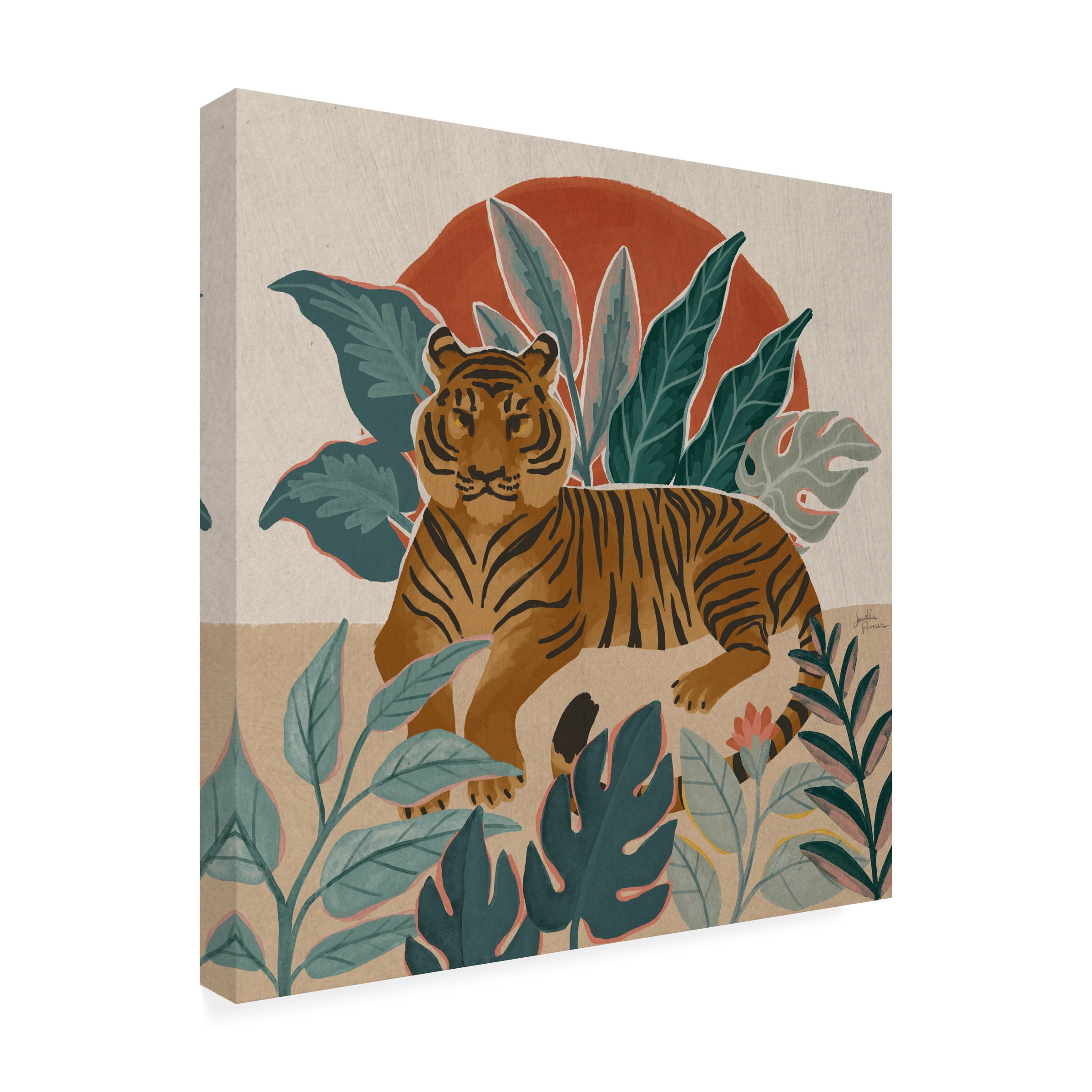 Chris Paschke 'Winter Gold IV' Canvas Art