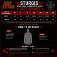 thumbnail image 3 of 2026 Sturgis Motorcycle Rally Bison Skull Men's Black T-Shirt - SPB1211 XX-Large, 3 of 5