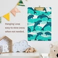 thumbnail image 7 of Coolnut Dolphin Clipboard, Acrylic Standard A4 Letter Size Clip Board with Low Profile Clip for Office, Classroom, Doctor, Nurse and Teacher, 12.5"x9", 7 of 7