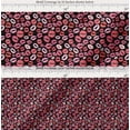 thumbnail image 2 of Soimoi Black Cotton Cambric Fabric Lips Women Printed Craft Fabric by the Yard 56 Inch Wide, 2 of 7