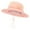 Pink, variant on LNMQLPDBS Baby Sun Hat Toddler Summer Beach Hats Solid Color Foldable Floppy Cap with Chin Strap Sun Protection Baby Boy Girls Hats with Mesh Shade Hat Wide Brim Bucket Hat Fisherman Hat