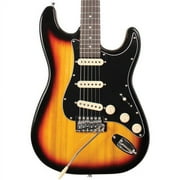 Sawtooth ES Series Left-Handed Electric Guitar, Citron Vanilla Cream with White Pickguard