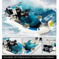 thumbnail image 3 of Juego de bloques de construcción City Police Speed Boat JQARCH 127 piezas, 3 of 6