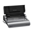 thumbnail image 2 of Fellowes Quasar E 500 Electric Comb Binding Machine w/ Starter Kit CombBind - 500 Sheet(s) Bind - 25 Punch - 5.1" x 16.9" x 15.4" - Metallic Silver, Black, 2 of 7