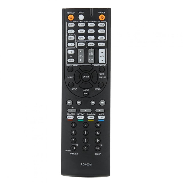 RC-803M Reemplazo de control remoto compatible con el receptor AV ONKYO TX NR609 TX NR609B HT s7409 HT s8409