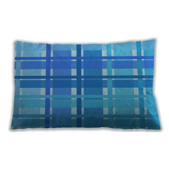 Ahgly Company Outdoor Rectangular Contemporary Lumbar Throw Pillow, 13 inch by 19 inch