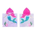 thumbnail image 7 of GYRATEDREAM Hooded Kids Beach Towels - Toddler Bath Towel Girls Boys Swim Cover-ups for Ages 3 to 10 Kids Pool Towels Quick Dry Lightweight Soft Microfiber Poncho Towel 59x30 inch, 7 of 7