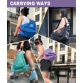 thumbnail image 2 of Bolso para patines HEXIFUL impermeable morado y rosa para niños y adultos, 2 of 6