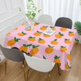 thumbnail image 2 of Yayeee Tablecloths 54" x 72" Rectangle Wrinkle Resistant Party Table Cover, Cartoon Oranges, 2 of 8