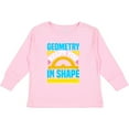 thumbnail image 3 of Inktastic Geometry Math Geek Funny School Boys or Girls Long Sleeve Toddler T-Shirt, 3 of 5