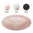 thumbnail image 3 of Cama para mascotas Bedfolks Calming Donut para perros y gatos pequeños, color rosa, 3 of 8