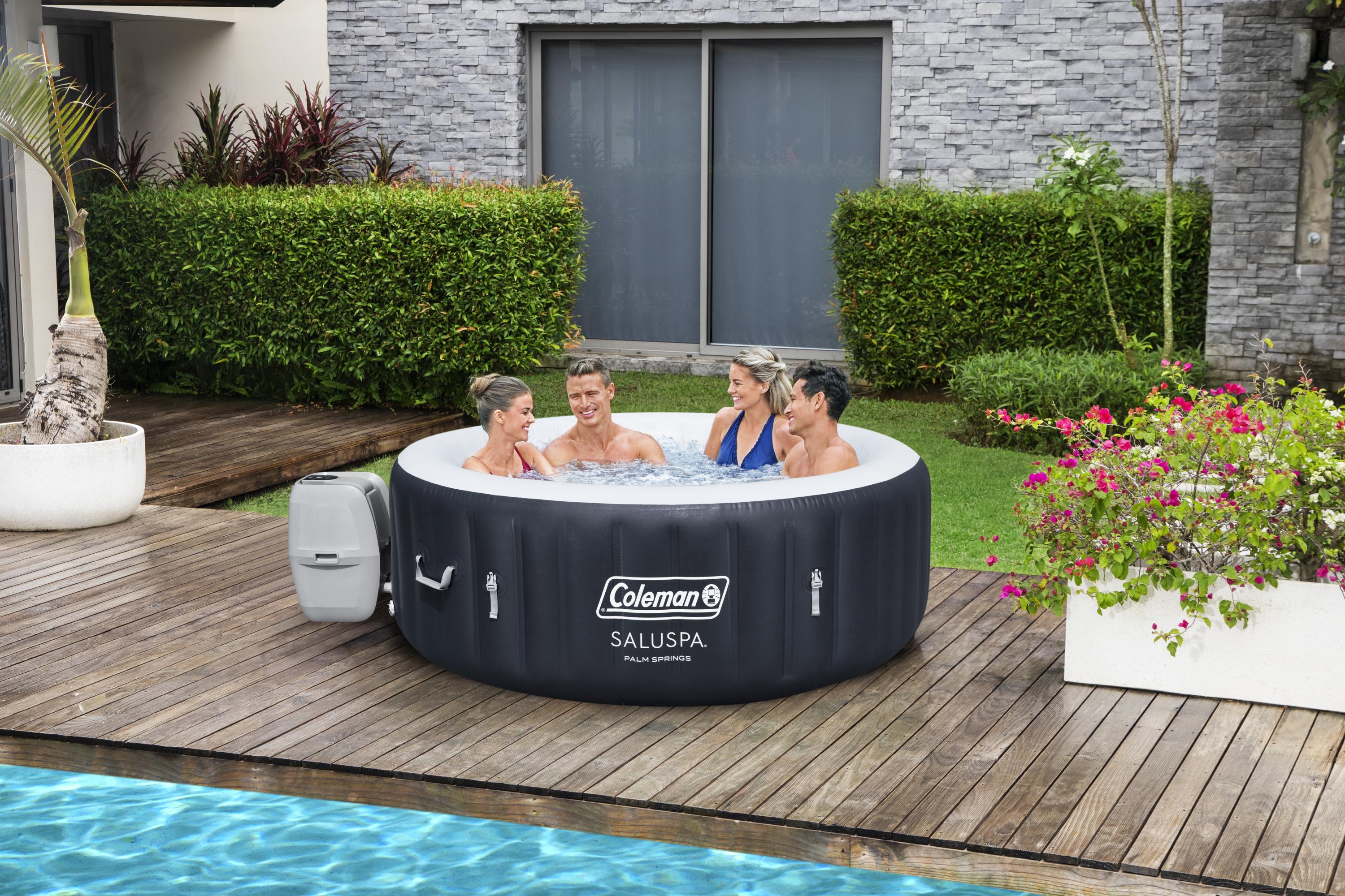 Coleman Palm Springs AirJet Inflatable Hot Tub Spa 4-6 person - image 2 of 8