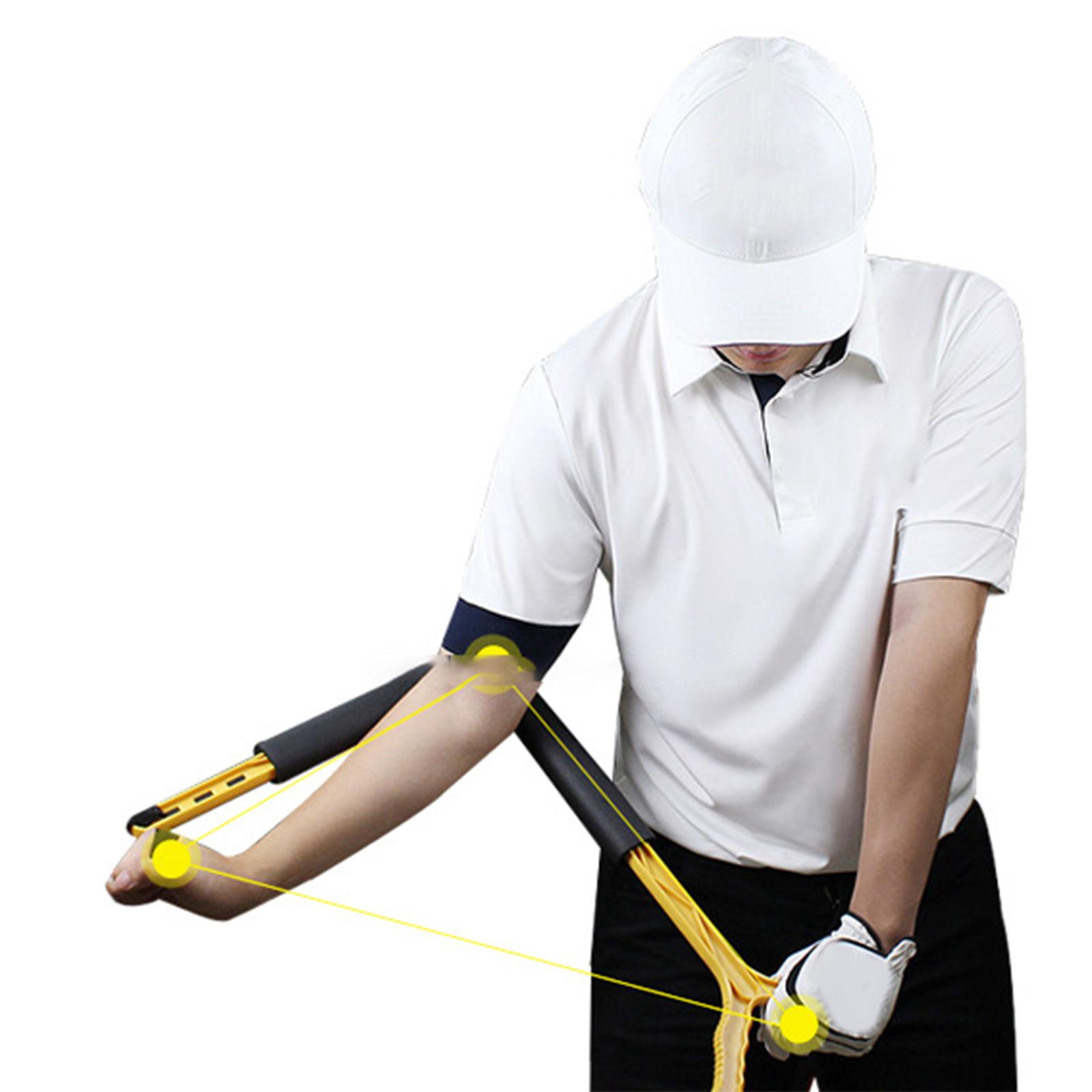 Golf　Control　Equipment　Equipment　Aid　Indoor　for　Improve　Arm　Swing　Swing　Practice　Training　yellow　Golf　Accessories　Wrist　Training
