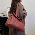 thumbnail image 3 of Bolso Mano Diseñador Hombro Suave Al Aire Libre Con Cierre Cerrojo PU para Mujer, 3 of 9