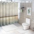 thumbnail image 6 of JEUXUS Grunge Watercolor Pastel Lake View Shower Curtain - Durable and Washable White, 6 of 6