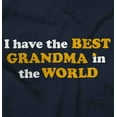thumbnail image 2 of Best Grandma In World Cute Grandchild Toddler Boy Girl T Shirt Infant Toddler Brisco Brands 3T, 2 of 6