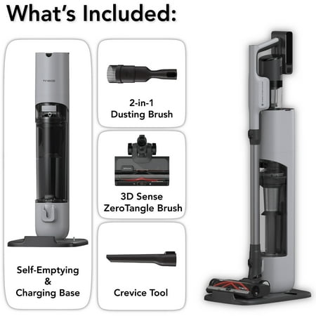 Tineco - GO Station Cordless Stick Vac AutoEmpty - Gray