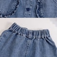 thumbnail image 4 of Kids Girls Spring Summer Denim Skirt Toddler Versatile Short A-Line Skirt, 4 of 6
