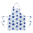 thumbnail image 2 of Pioneer Flower Floral Print Pattern Apron for Women and Men, Cotton Linen Waterproof with Pockets, Adjustable, 33x27 Inch for Kitchen, Gardening, BBQ, Salon, 2 of 6