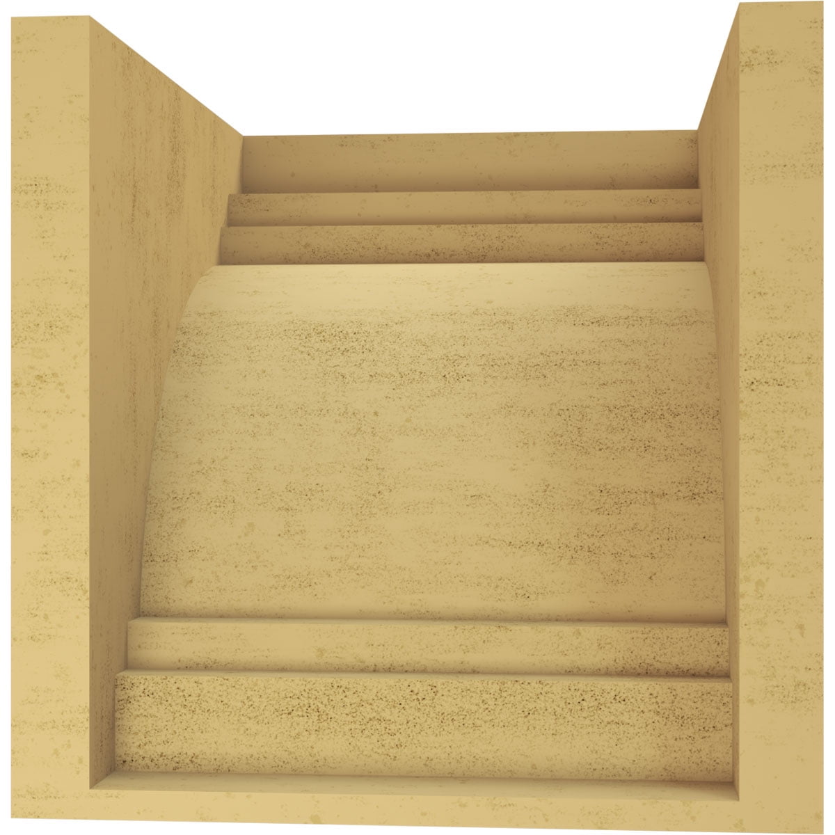 10"W x 10"D x 10"H Wide Pescadero Rough Cedar Woodgrain TimberThane Corbel, Primed Tan