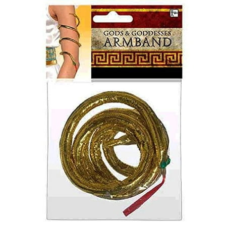 Amscan Gracious Gods & Goddess Snake Gold Armband Costume