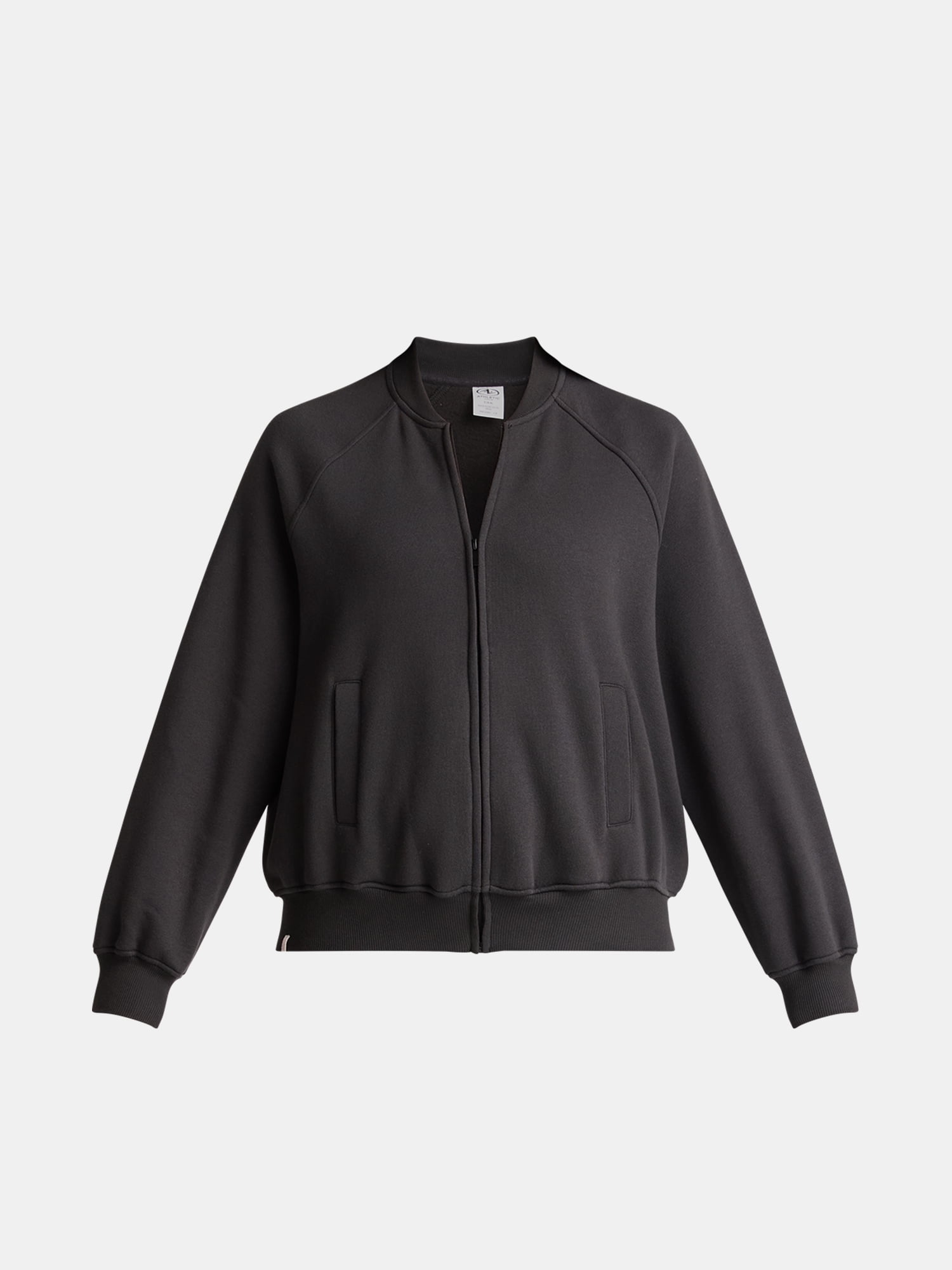 Athletic Works Women's Zip Front Fleece Bomber Jacket, Sizes XS-XXXL