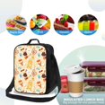 thumbnail image 4 of Pofeuu Summer Travel Print Lunch Bag Women Insulated Lunch Box Reusable Leakproof Large Spacious Cooler Tote for Women Men, 4 of 7