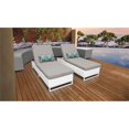 thumbnail image 2 of Chaise Monaco Ensemble de 2 Meubles de Patio en Osier d'Extérieur en Beige, 2 of 2