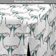 thumbnail image 4 of Insects Dog Crate Cover, Continuous Print of Symmetric and Simplistic Butterfly Silhouettes, Easy to Use Pet Kennel Cover Small Dogs Puppies Kittens, 7 Sizes, Cadet Blue Pale Peach, by Ambesonne, 4 of 6