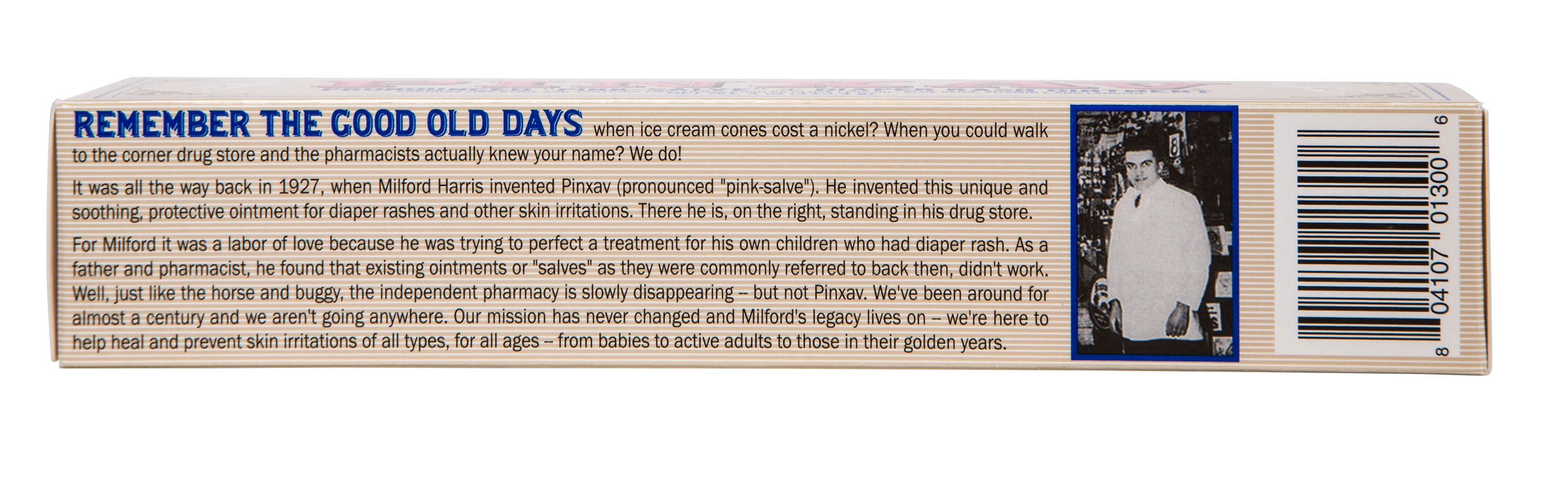 PINXAV Diaper Rash Ointment Tube 4 oz with Natural Anesthetics and Healing Ingredients