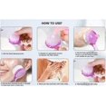 thumbnail image 4 of Facial Cleansing Brush Wash Scrub Exfoliator Brush for Makeup Skincare Removal 4pcs (Blue, Pink, Purple, Clear), 4 of 4