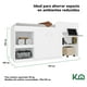 thumbnail image 5 of Cama Individual Escritorio Cajones Litera Base KingsHouse blanco Individual, 5 of 7