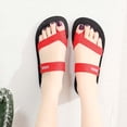 thumbnail image 5 of asdoklhq Women's Slippers,Summer Women Sandals Non-Slip Flip Flops Sandals Flat Beach Slippers Shoes, 5 of 7