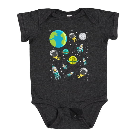 Inktastic Space Rocket Future Astronaut Boys or Girls Baby Bodysuit