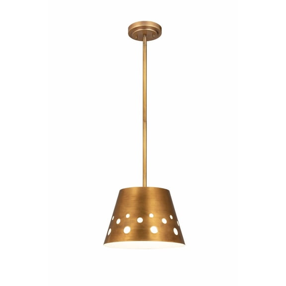 1 Light Chandelier-Rubbed Brass  Finish Z-Lite 6014-12Rb