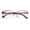Purple, variant on V.W.E. Oval Round Progressive Reading Glasses - Clear on Top - Mosaic Temple - AR Coating Z125 +1.25