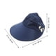 thumbnail image 3 of sombrero de playa plegable de verano para mujer, sombrero de protección solar para exteriores., 3 of 6