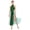 Green, variant on Womens Modern Lyrical Dance Dress Sparkly Halter Sleeveless Mesh Slit Hem Leotard Contemporary Dancewear Green XXL