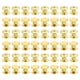 thumbnail image 1 of Uxcell 50 juegos de tornillos Chicago, tornillo de poste de encuadernación Phillips M5x4mm para cuero, dorado, 1 of 5