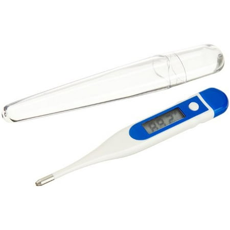 Acu Rite Plastic Thermometer - ADC Hypothermia Digital Extended Range Stick Thermometer with 2-Piece Plastic Storage Case, Adtemp 419